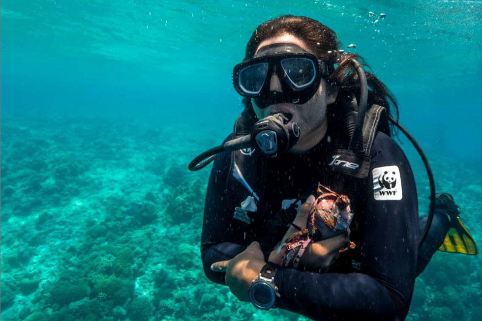 Ranny Ramadhani, Alumni of Marine Science FPIK UNDIP Recognized by DIVE Magazine as Women in Conservation