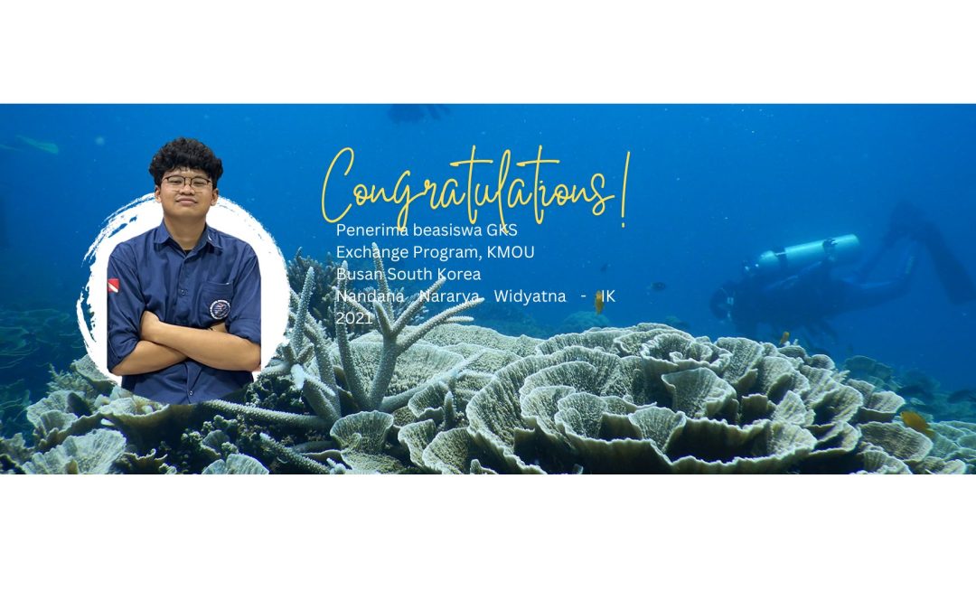 Congrats Marine Science student for exchange program scholarship to Busan!