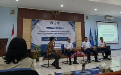 Kuliah Umum BMKG: Pemanfaatan Data Klimatologi untuk Mitigasi Bencana Dampak Perubahan Iklim